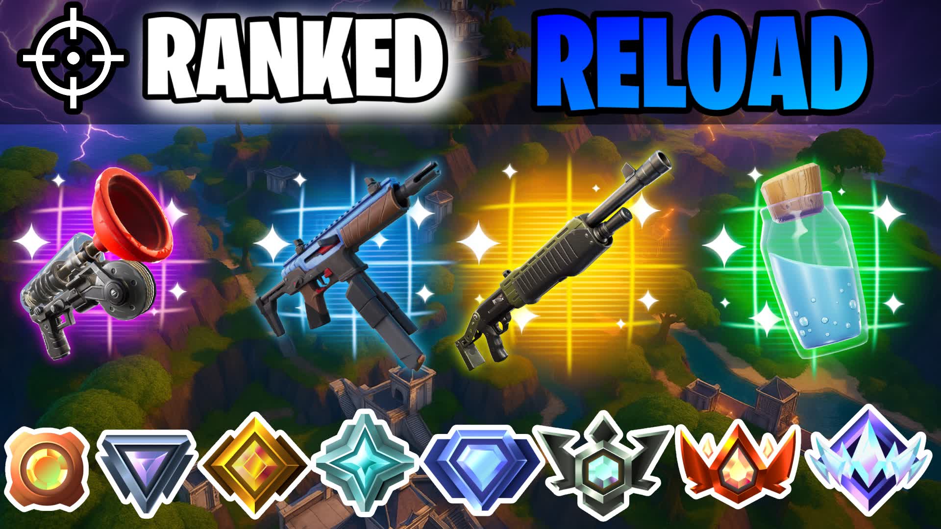 TROPICAL 1V1V1 INFINTE RELOAD RANKED 18