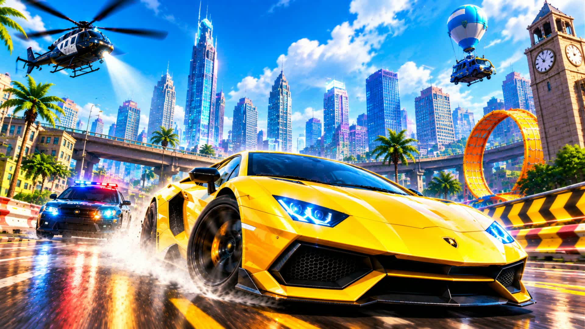NEW DRIVE CITY🚔 FFA💥