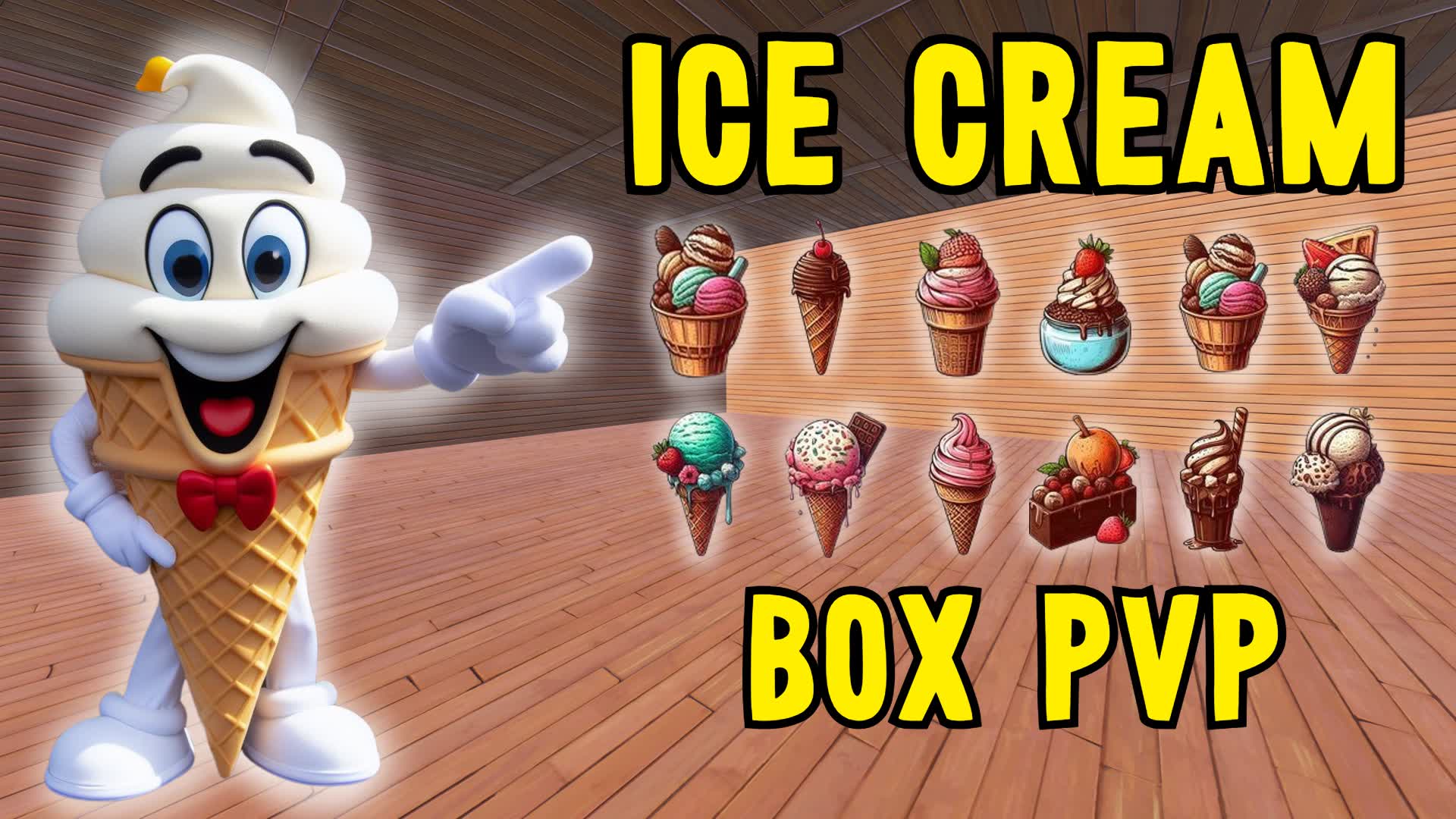 ICE CREAM BOX PVP📦 659540867615 by epic.maps Fortnite Creative Map