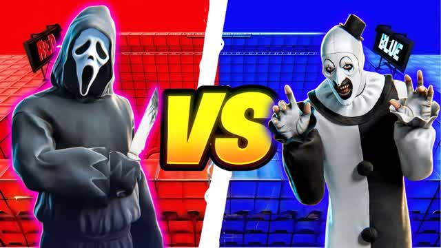 RED VS BLUE 🔴🔵 GHOST VS TERRIFIER