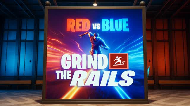 Red vs Blue : Grind the Rails 😡🥶
