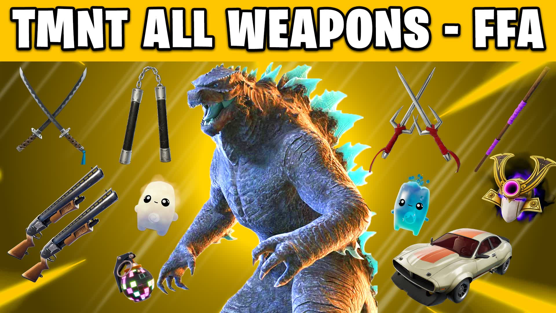 TMNT⭐ All WEAPONS - FFA