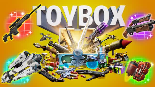 TOY BOX - EVERY GUN 1v1 9061-5458-7889 by post - Fortnite