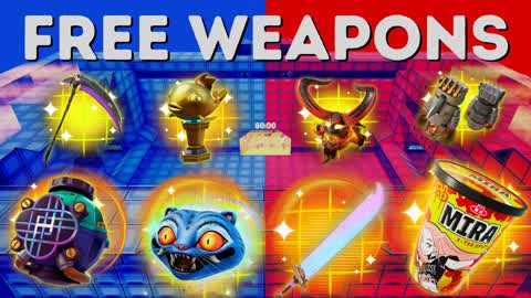 FREE WEAPONS RED 🔴VS BLUE 🔵