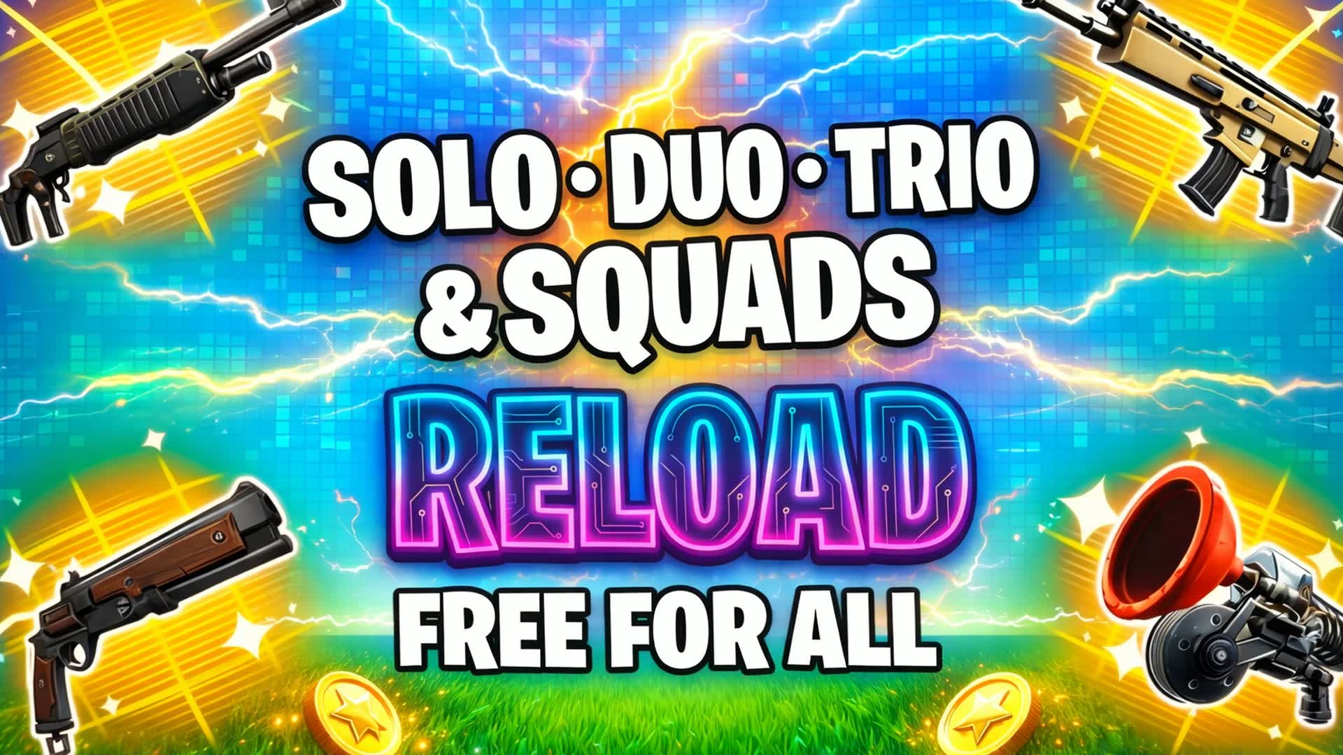 1v1 Reload 1v1v1 Realistics  1v1v1v1 FFA