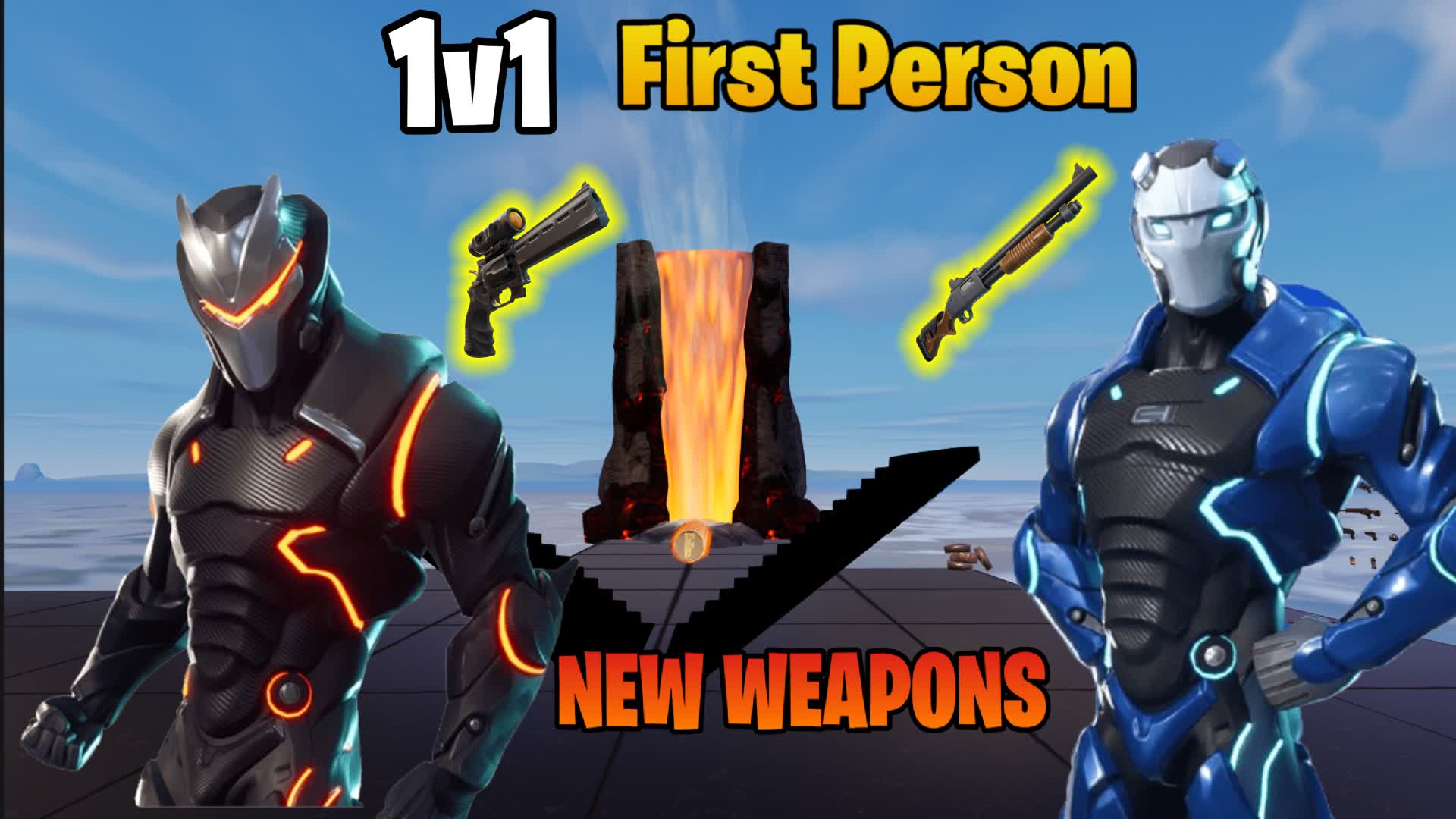 1v1 - NEW WEAPONS - BUILDFIGHTS