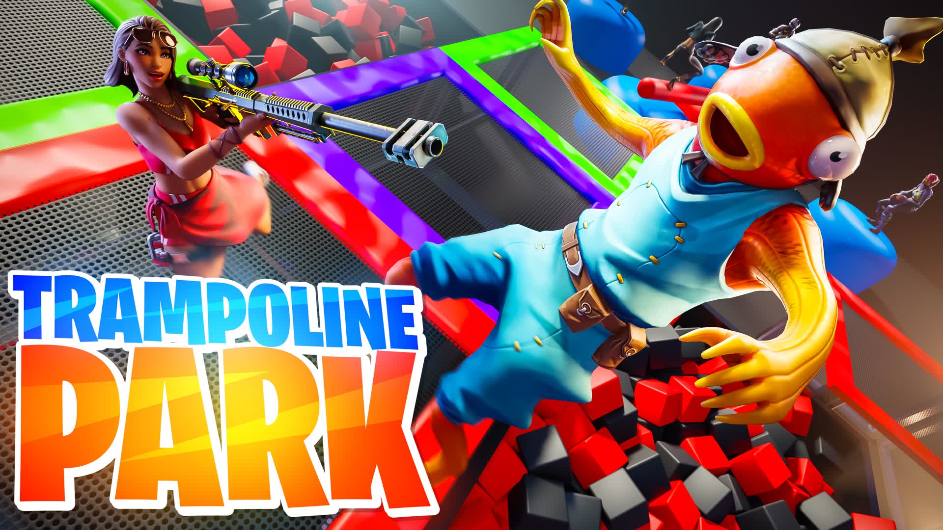 ⭐ TRAMPOLINE PARK 🎯 SNIPER