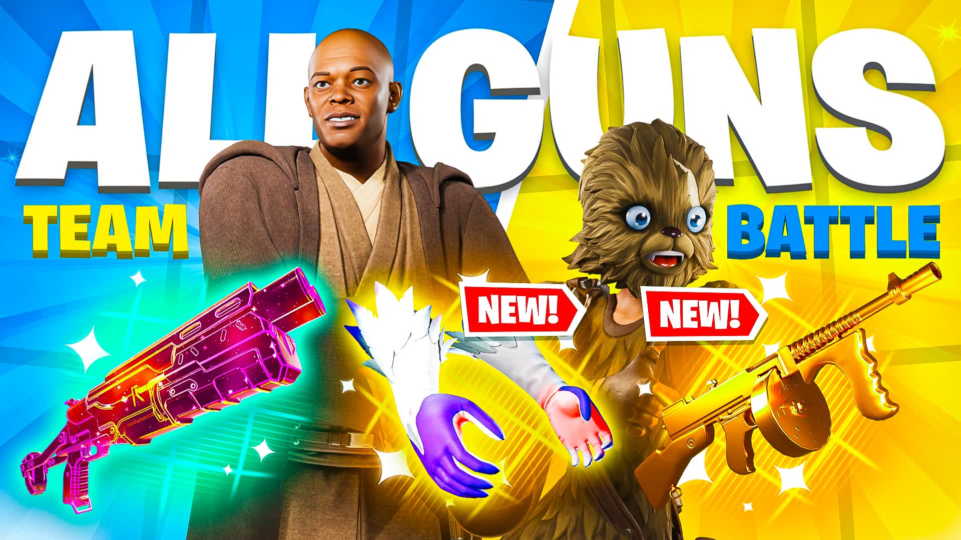 ALL WEAPONS TEAM BATTLE! NEW GUNS