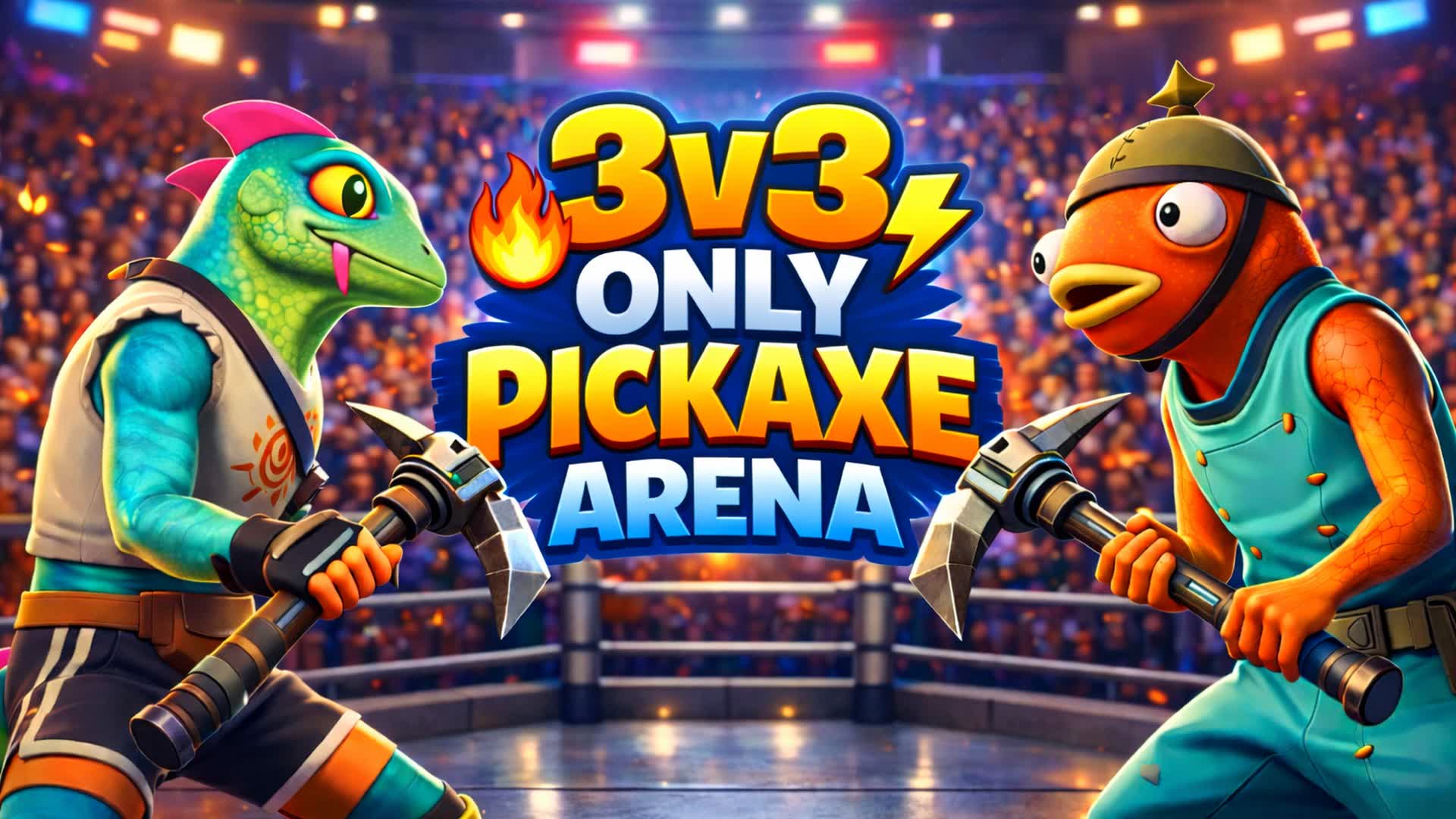🔥 3v3 ONLY PICKAXE ARENA 🔥