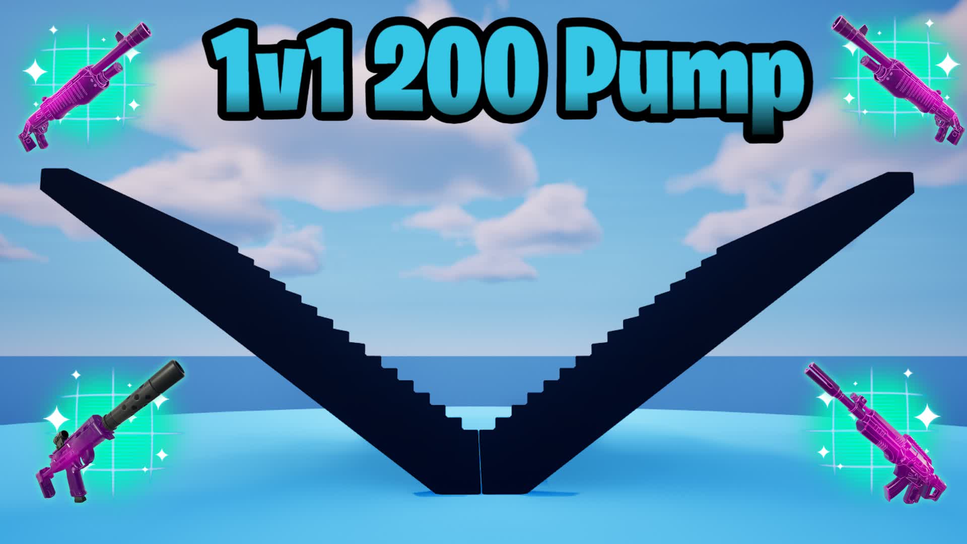Fun 1v1 Build Fight Map (200 Pumps)