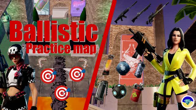 đŻBallistic Practice MapđŻ+ Aim Trainer