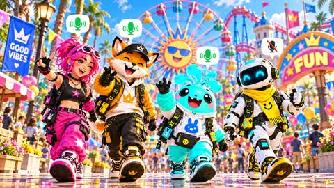# CHATVILLE - TALK & PLAY 🔊 FUN
