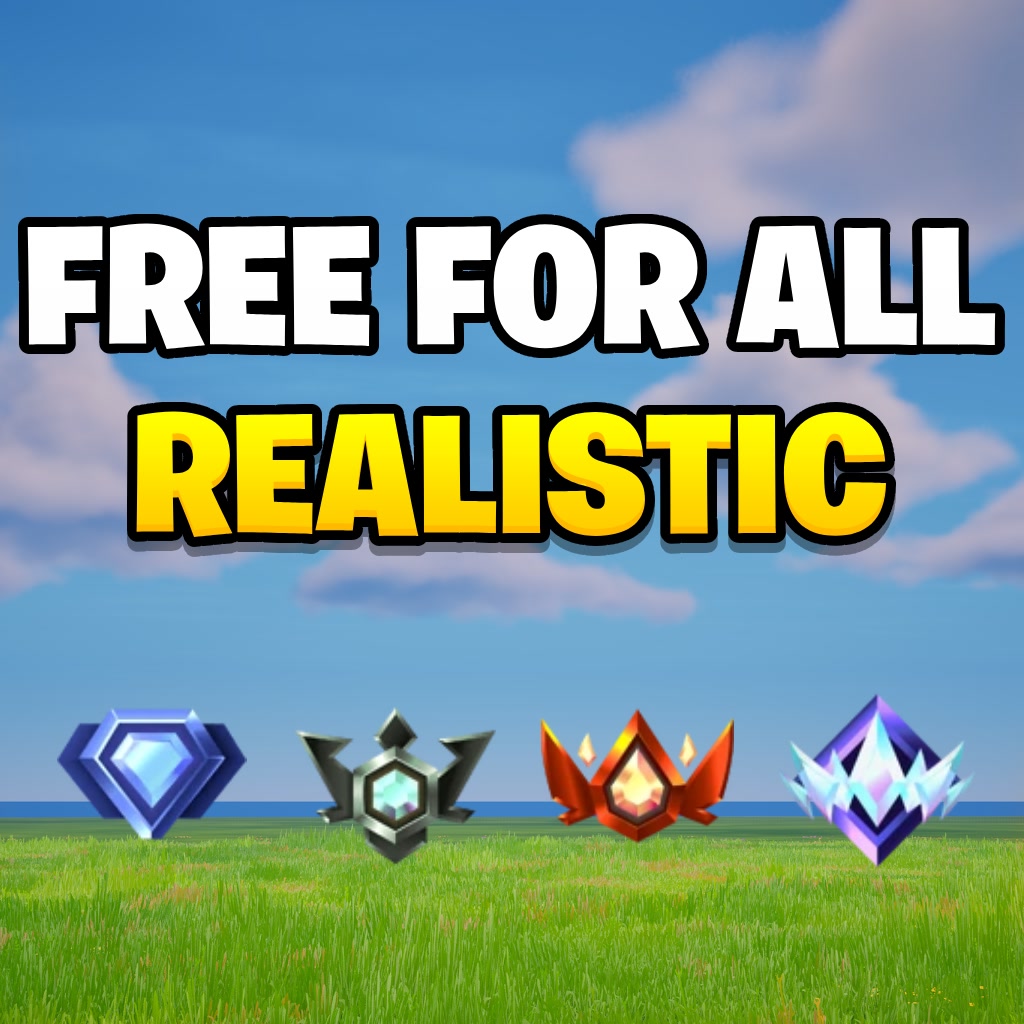 FREE FOR ALL REALISTIC [1v1v1] — FN Maps Stats