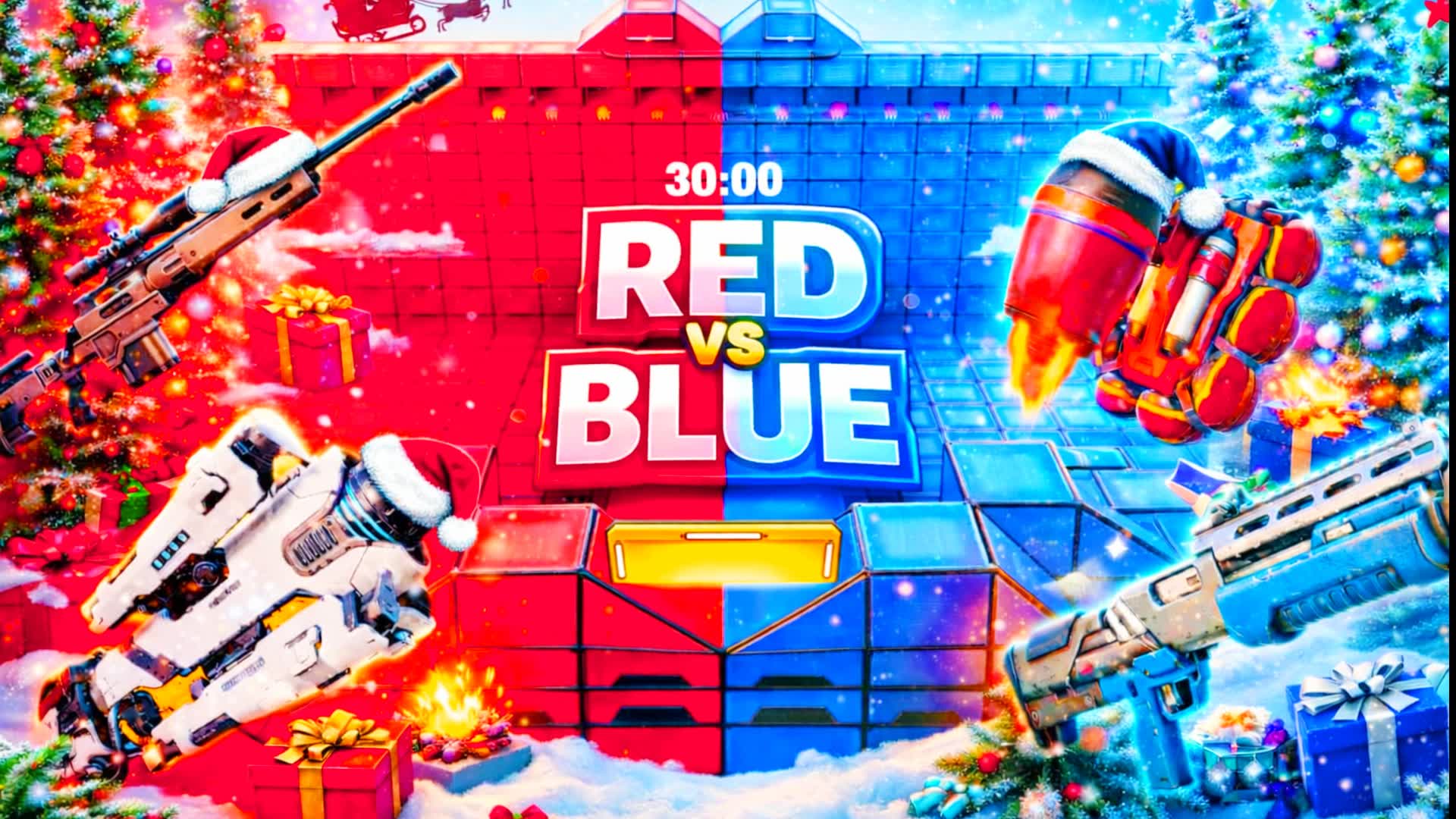 🔴RED VS BLUE🔵 XMAS SPECIAL❄️