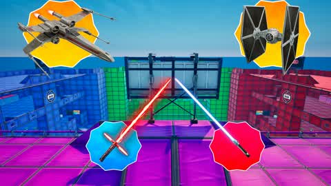 Star Battle Red Blue Green Purple