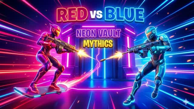 RED vs BLUE: NEON VAULT & MYTHICS 🚀