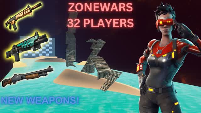 32 PLAYER ZONE WARS (PVP)