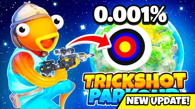 SUPER TRICK SHOT PARKOUR 🎯 EASY