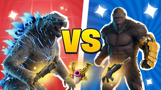 GODZILLA VS KONG RED VS BLUE ⭐