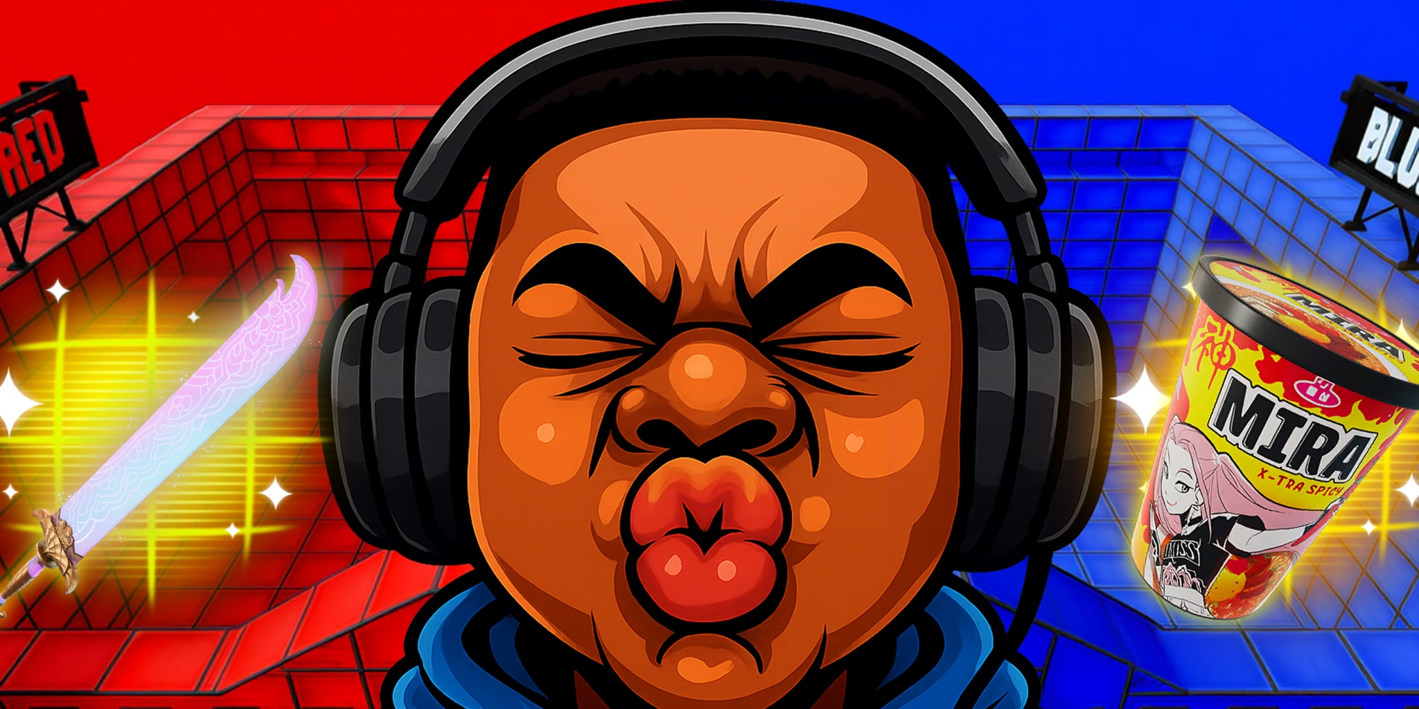 coscosmierdzi의 쿨 고트 레드 VS 블루 🔵🔴 5519-9742-2591 - 포트나이트