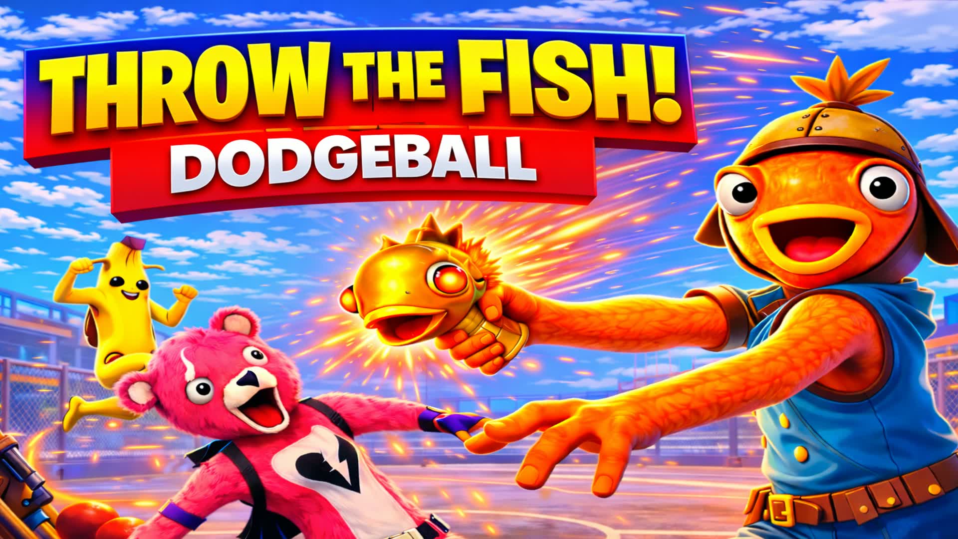 魚を投げろ！😂ドッジボール