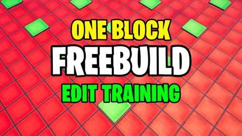 ONE BLOCK FREEBUILD MAP EDIT TRAINING 📝