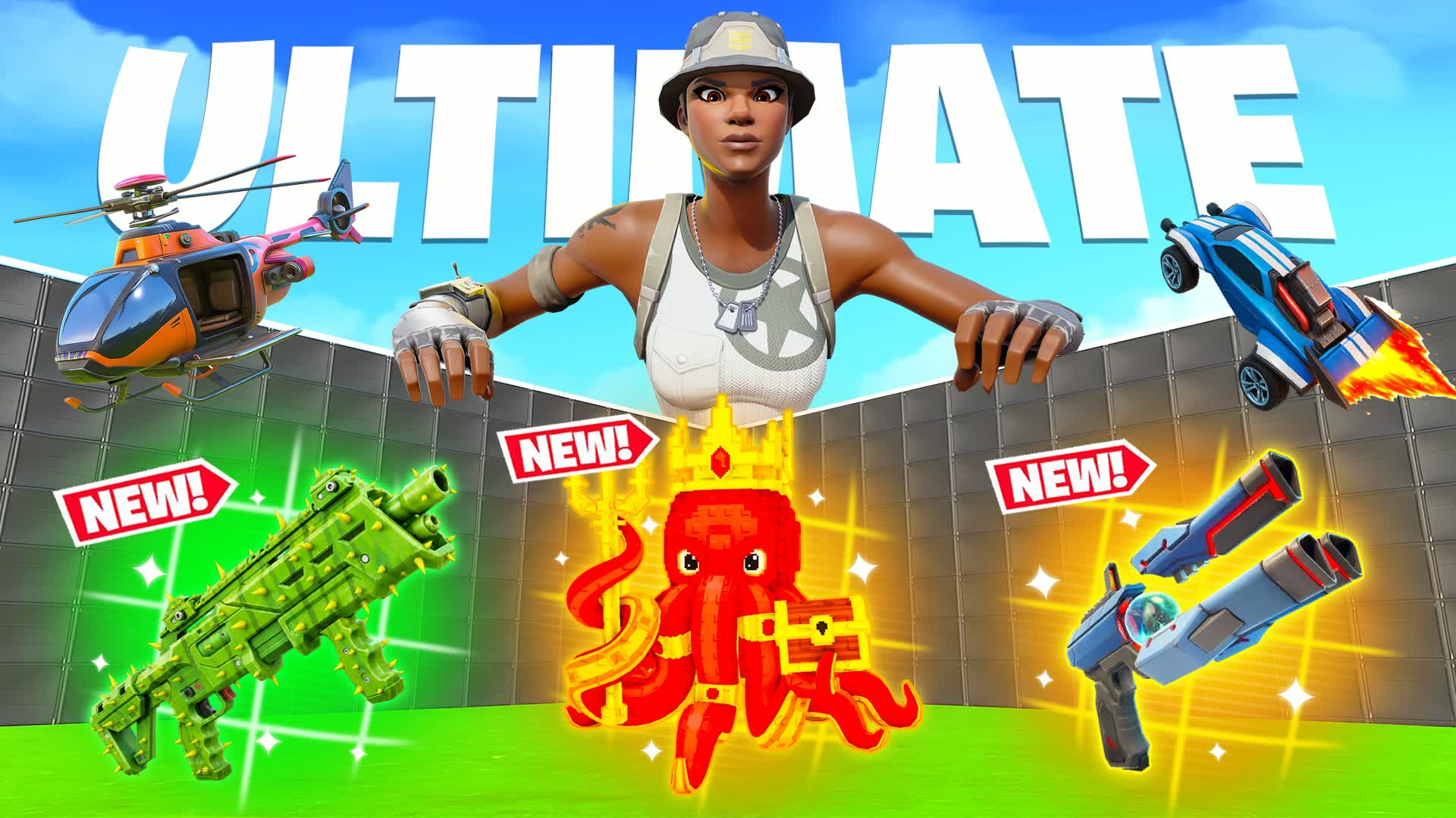 ULTIMATE 1V1 - ALL GUNS FFA HEXO