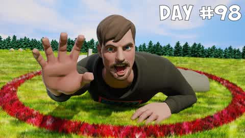 SURVIVE 100 DAYS IN A CIRCLE ⭕ [FPS]