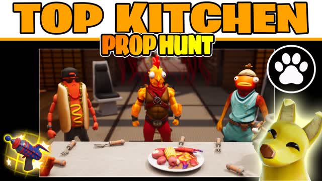 TOP KITCHEN CACHE CACHE PROP HUNT 🧑‍🍳
