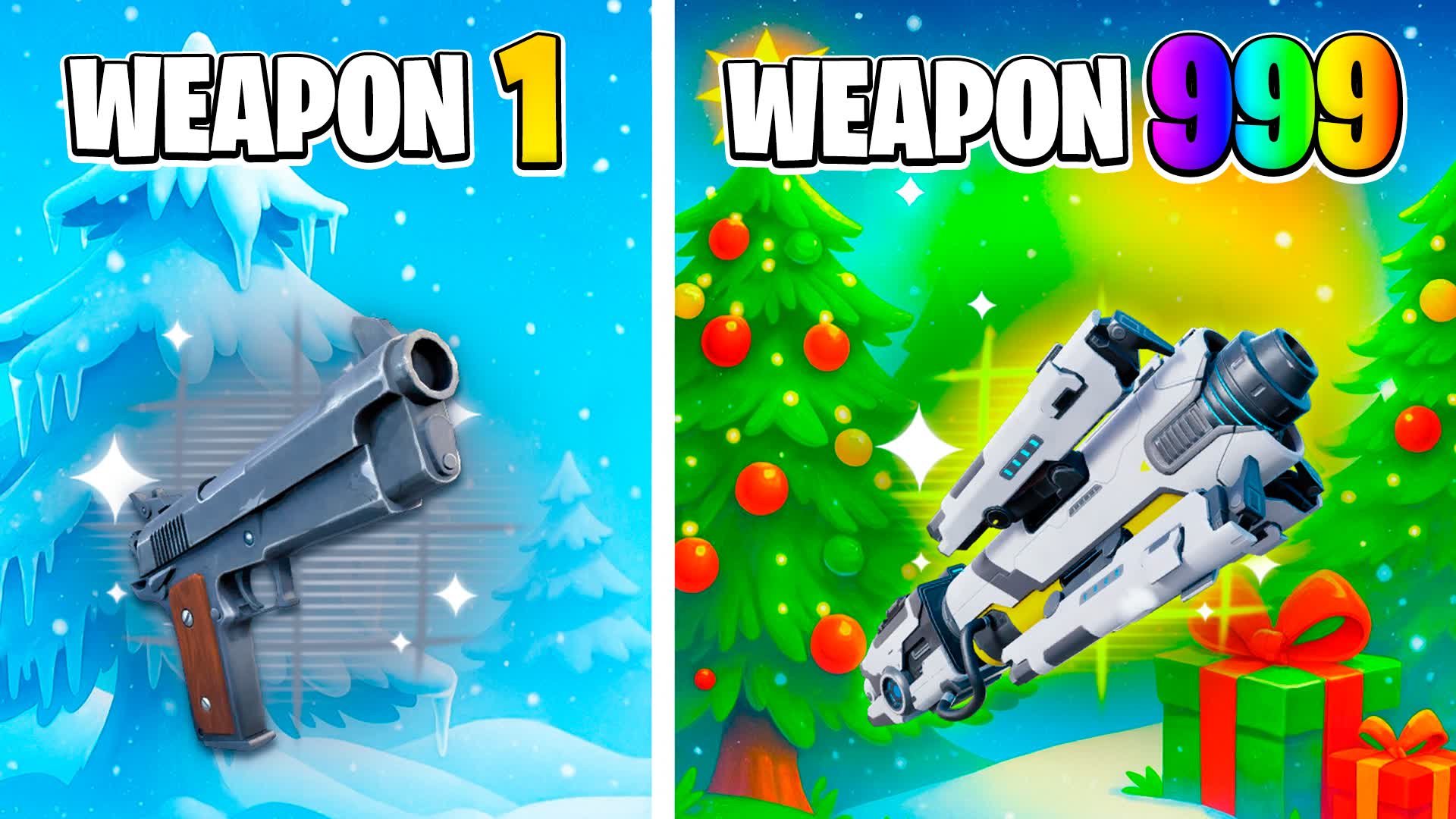 ⭐CHAOS⛄WINTER GUN GAME🎯99+ WEAPONS