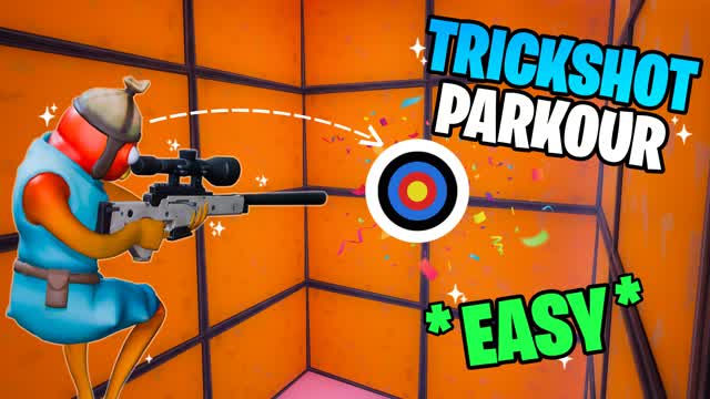 VERY EASY TRICKSHOT PARKOUR🎯