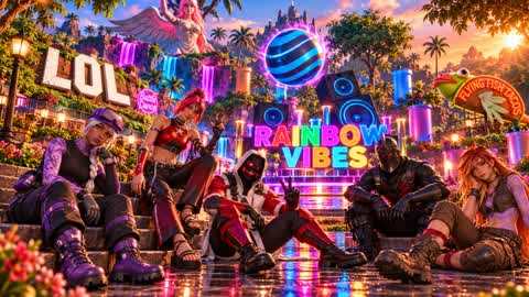 Rainbow Vibes Royal