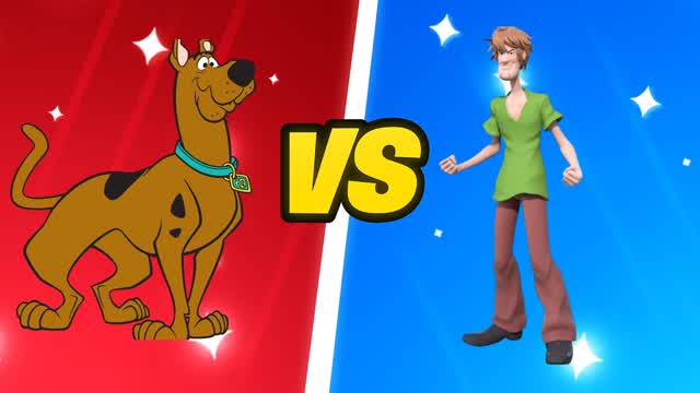 SCOOBY DOO VS SHAGGY 🔴🔵