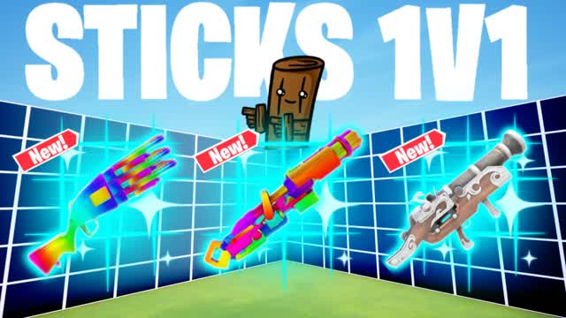 Sticks 1v1 FFA - All Guns and Rides