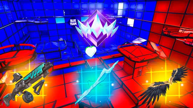 🥵RED VS BLUE-NO BUILDS (RANK SYSTEM)