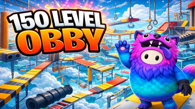 🌈FALL GUYS OBBY 150+ LEVELS