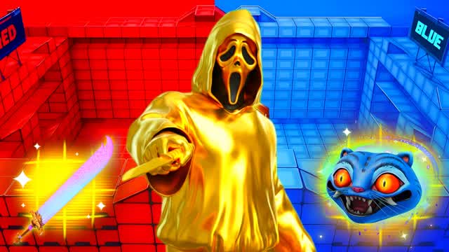 GOLDEN GHOST RED VS BLUE 🔴🔵!