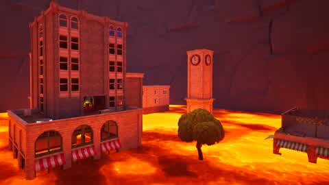 TILTED TOWERS ZONE WARS + LAVA🔥