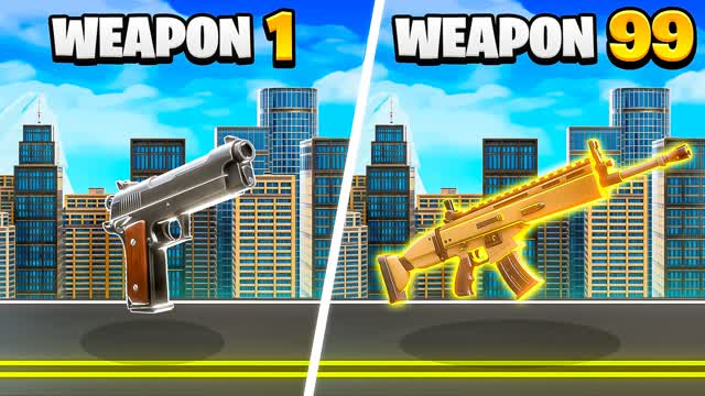 SCARY CITY INFINITE RANDOM GUN GAME 🚓🚨