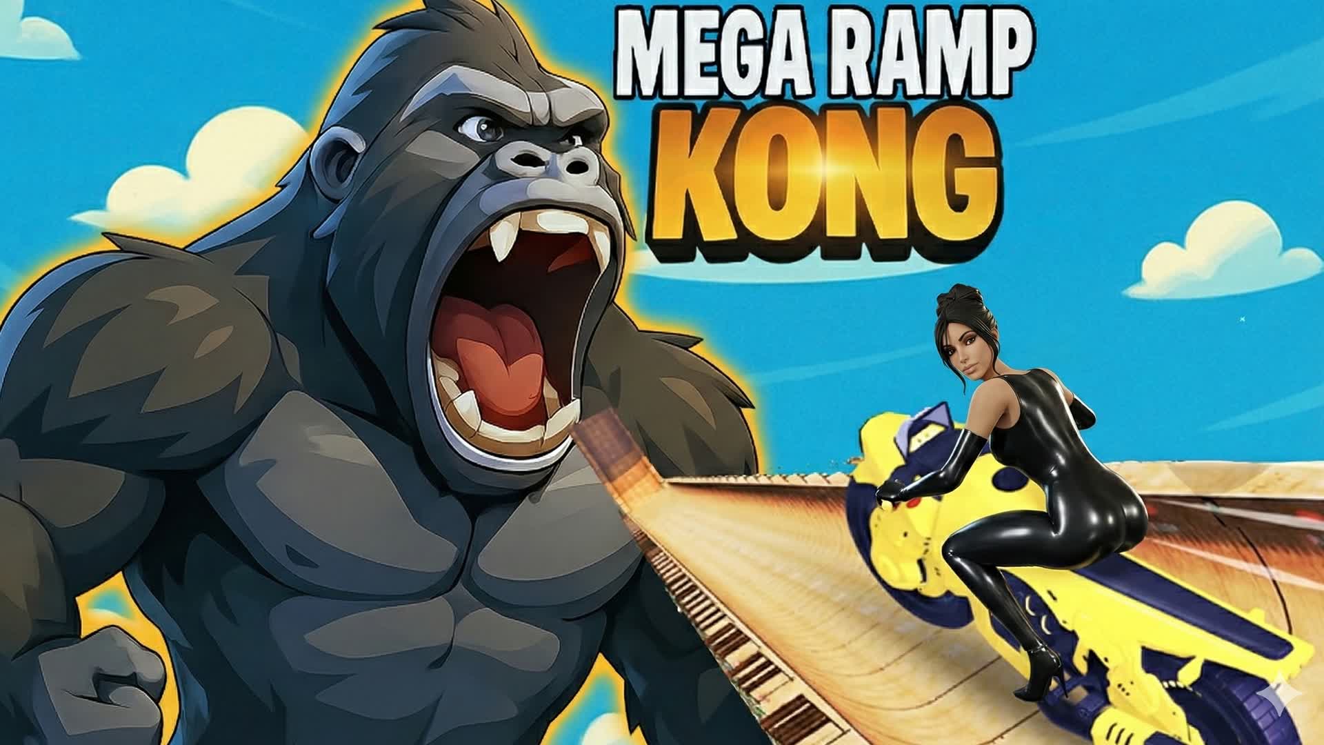 🚀 MEGA RAMP KONG JUMP 🚀