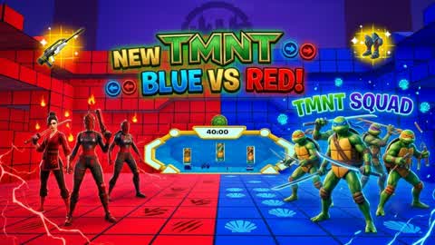 NEW TMNT Blue vs RED ! 🔵🔴