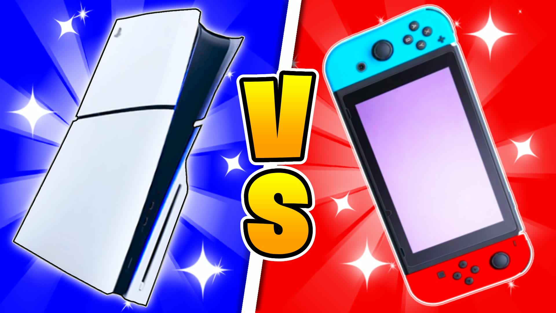 SWITCH VS CONSOLE RED VS BLUE🔴🔵POA5