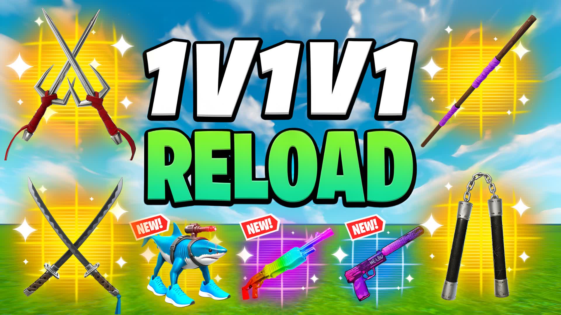 1v1v1 RELOAD - TMNT LATE GAME ARENA