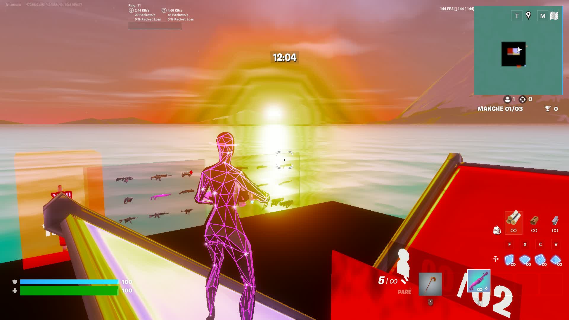 1v1 bluidfight Red vs Blue — Fortnite island 0907-1240-5338 by fr-tomato