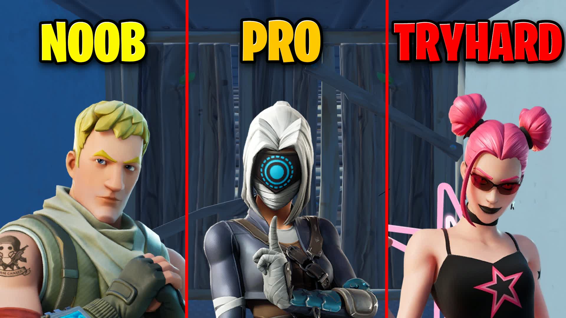 NOOB vs PRO vs TRYHARD EDIT COURSE