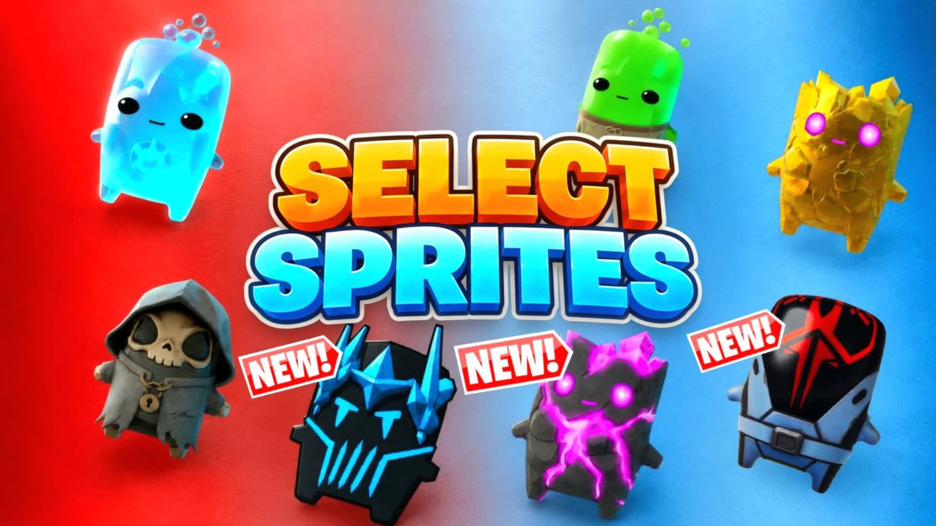 SELECT YOUR SPRITES [RED VS BLUE]🔴🔵