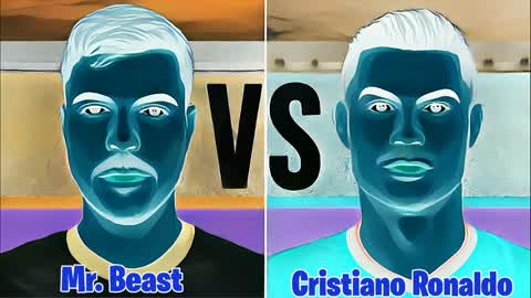 RONALDO vs MR BEAST - YOUTUBER vs PLAYER