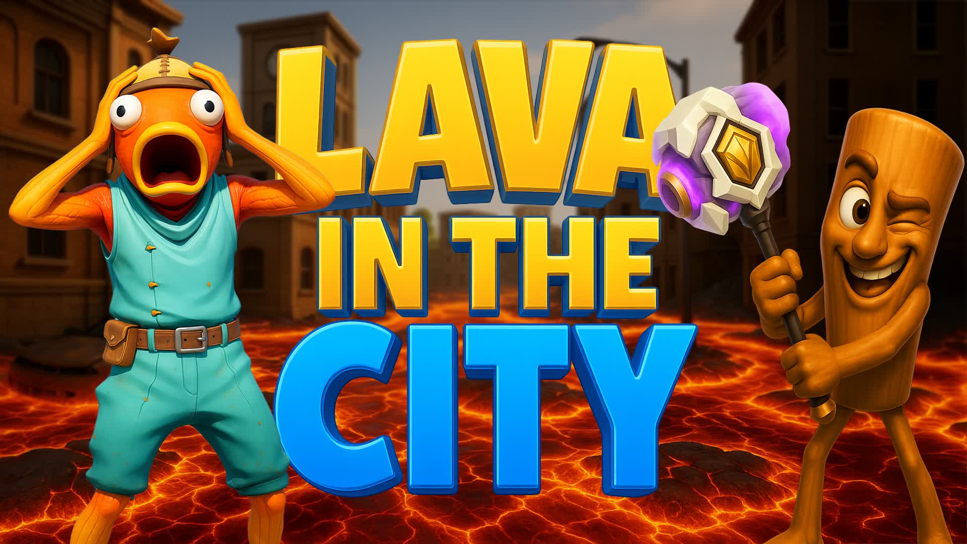 GUN GAME ONE SHOT 🔥 LAVA IN THE CITY🎯