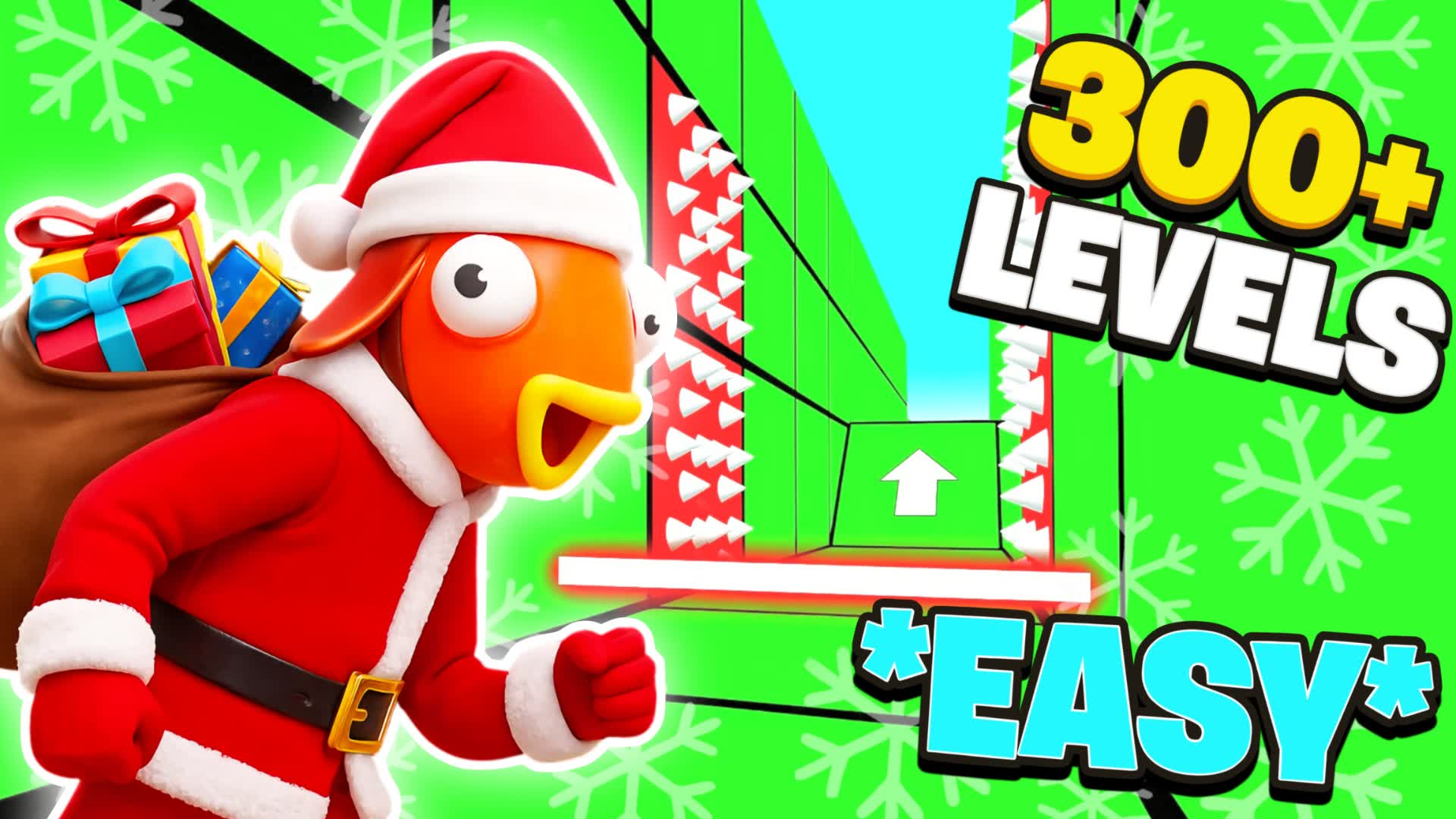 🎄SNOWY CHRISTMAS PARKOUR 300+⭐️