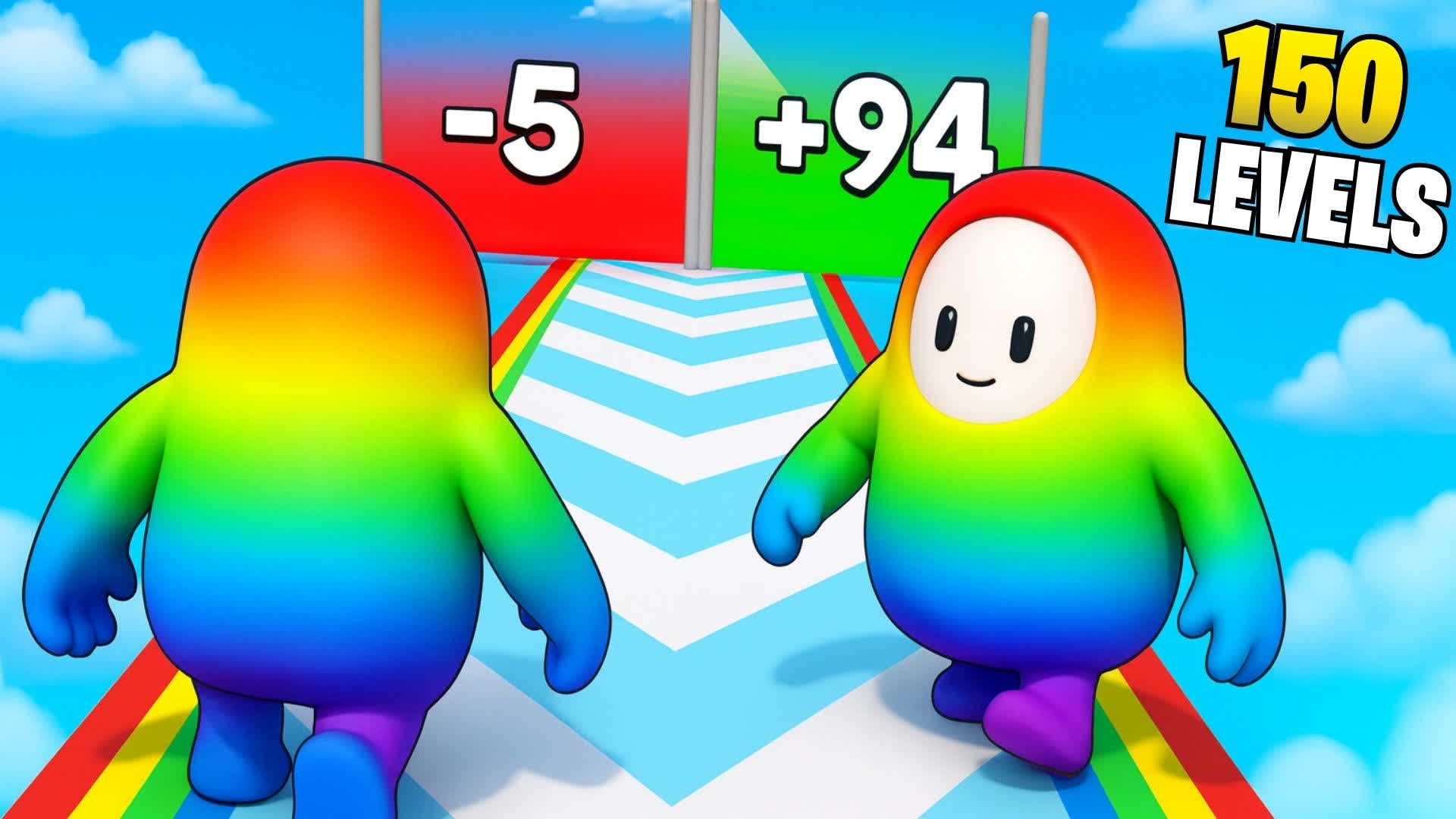 🌈FUNNYフォールガイズ150+アスレチックパルクール